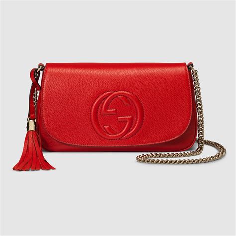 red gucci bag with tassel|Gucci shoulder bag sale.